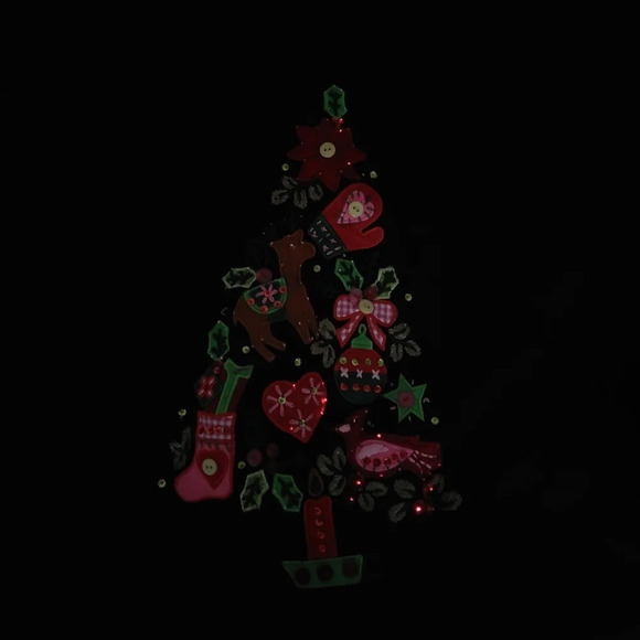 Quacker Factory Light Up Christmas Tree Sweater sz XL - Picture 9 of 12